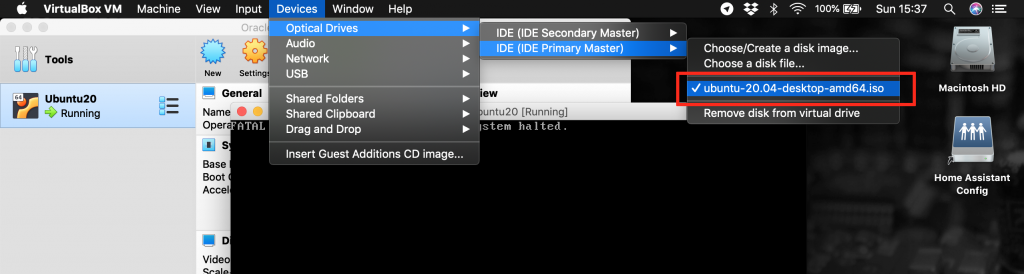 run ubuntu vm on mac
