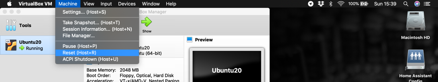 ubuntu virtualbox mac
