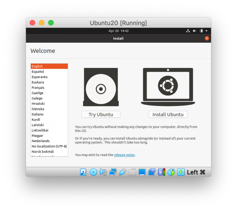 virtualbox internet settings on ubuntu for mac os