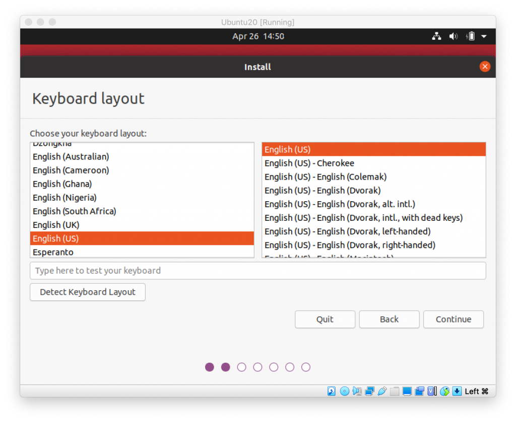 Ошибка при установке ubuntu на virtualbox на macbook