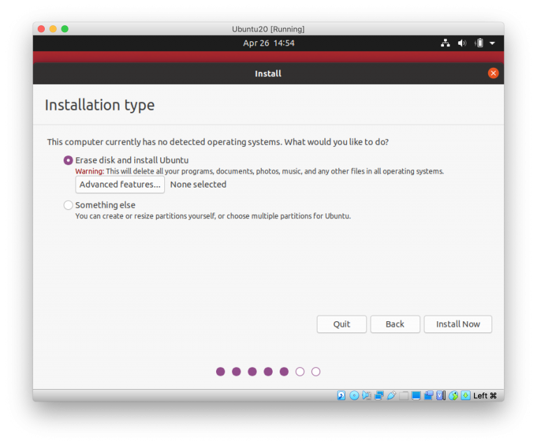 ubuntu for mac virtual box