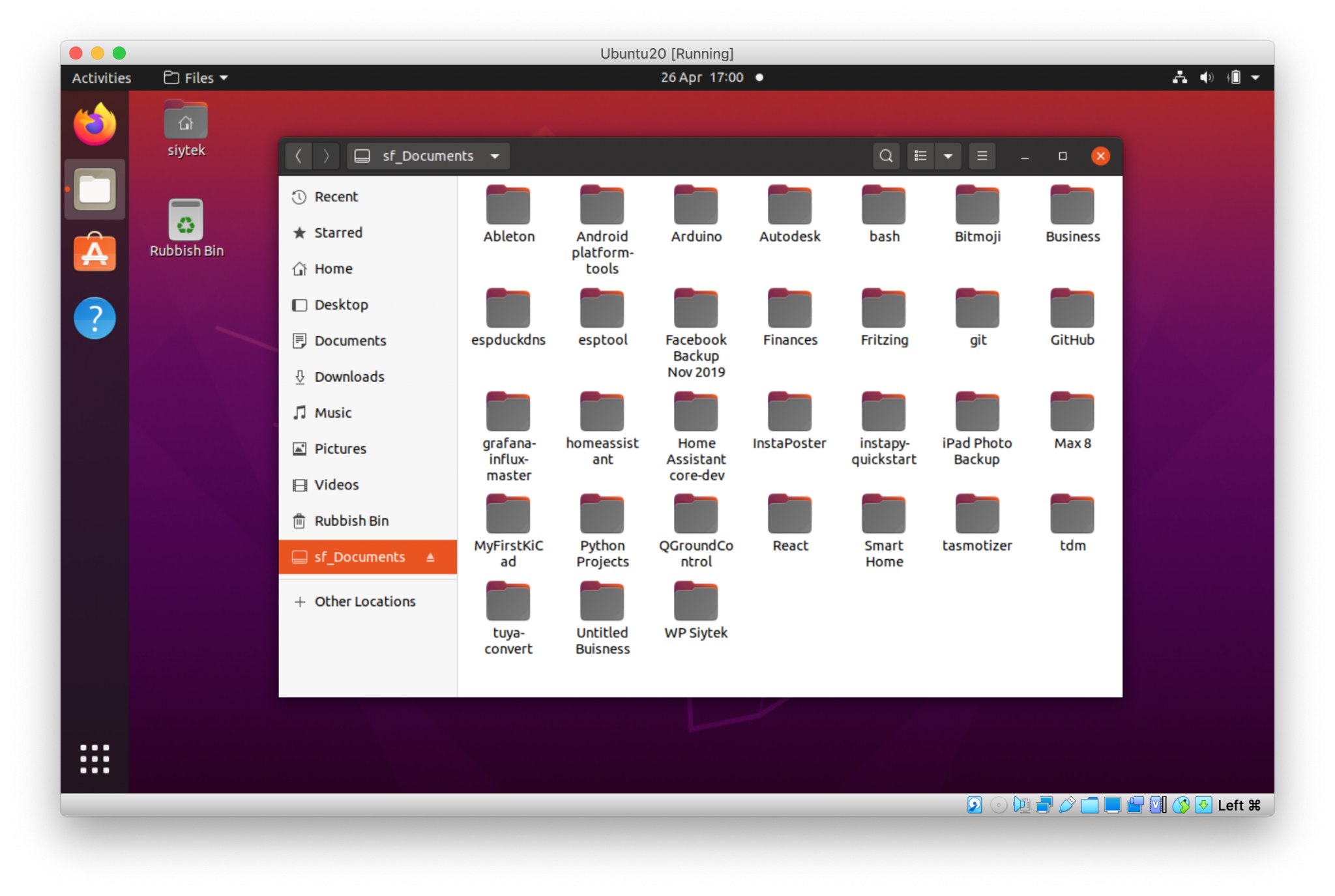 running ubuntu on a mac