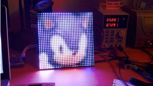 Sonic The Hedgehog FPGA LED Tile Matrix