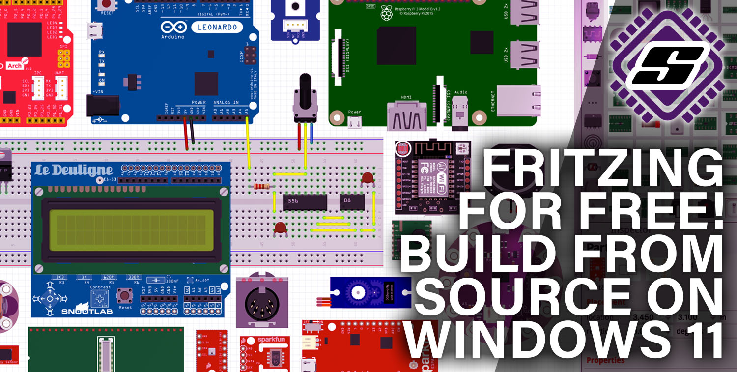 Fritzing for free! Build from source on Windows 11
