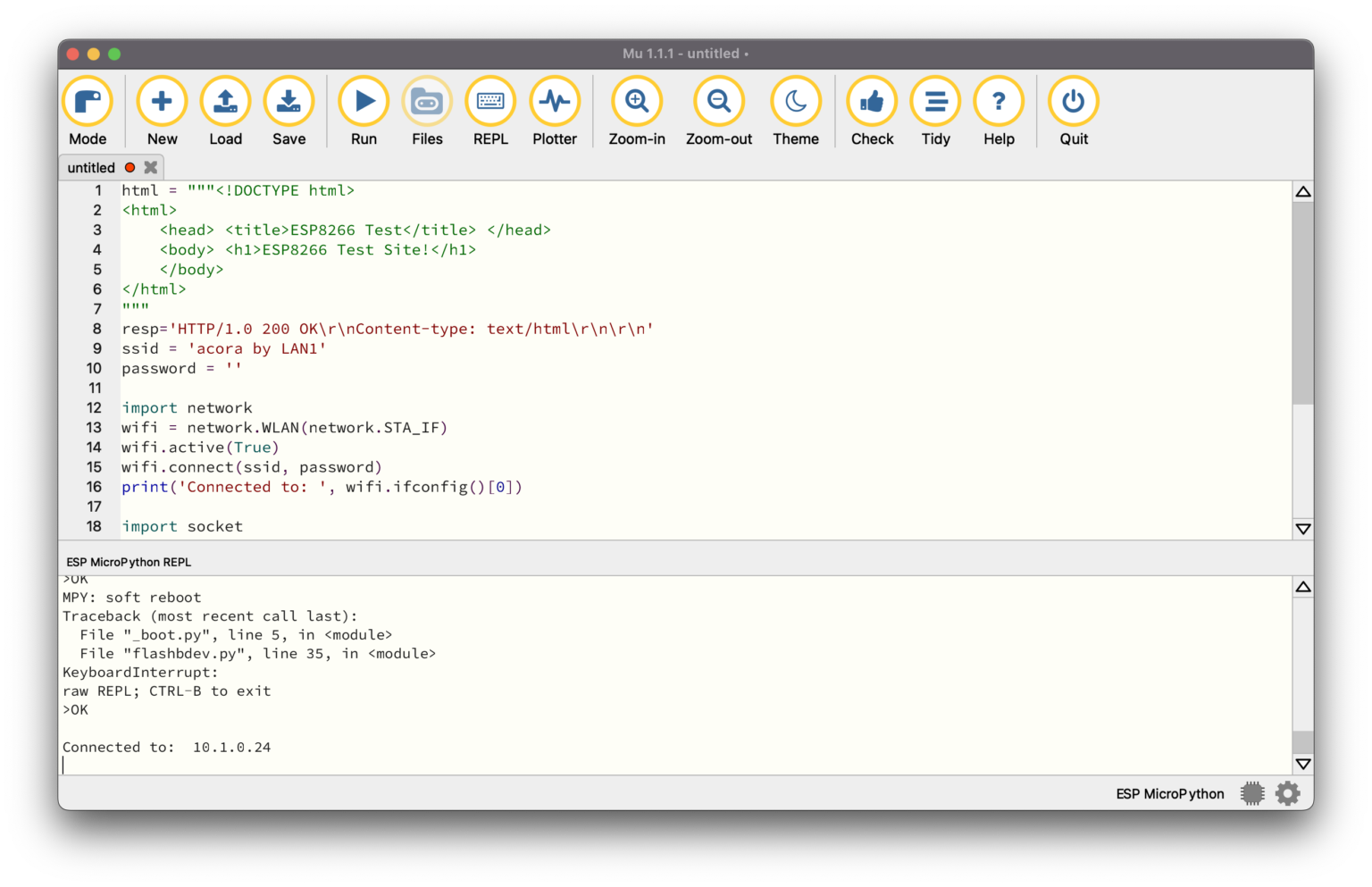 Beginners Guide to MicroPython: Network & Web Server Examples – Siytek