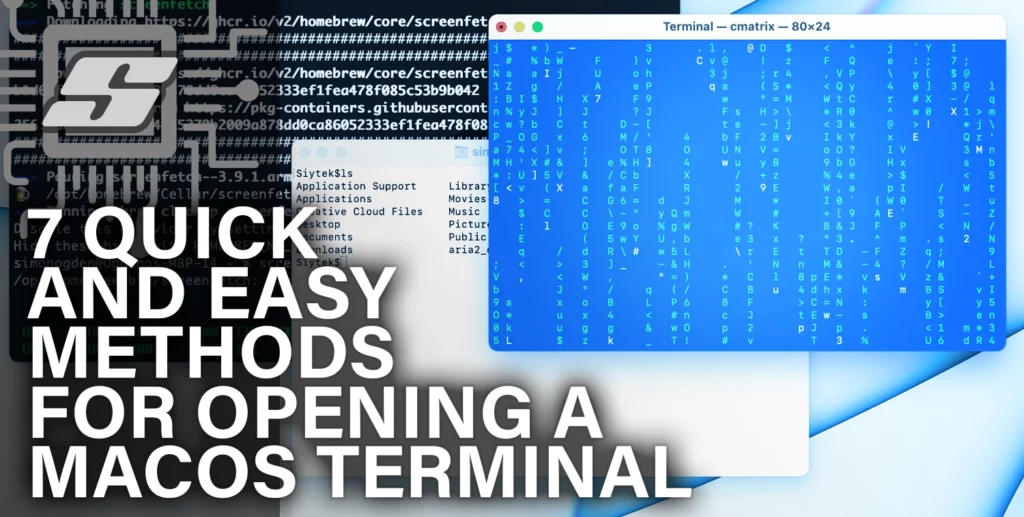 7 Easy Ways to Open a macOS Terminal (A Dummies Guide)