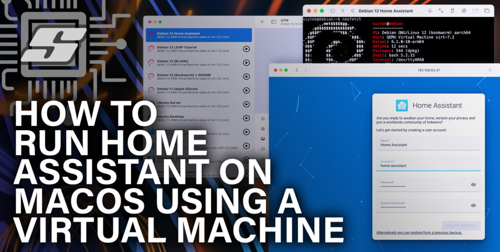 Run Home Assistant on macOS with a Debian 12 Virtual Machine